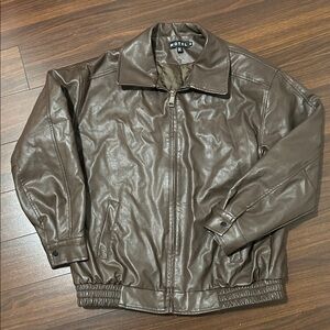 Motel Rocks Brown Bomber Jacket